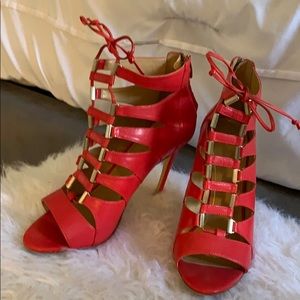 Enzo Angiolini Red Heels size 9.5